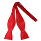 Alvaro Castagnino Men's Red Colored Microfiber Bow Tie