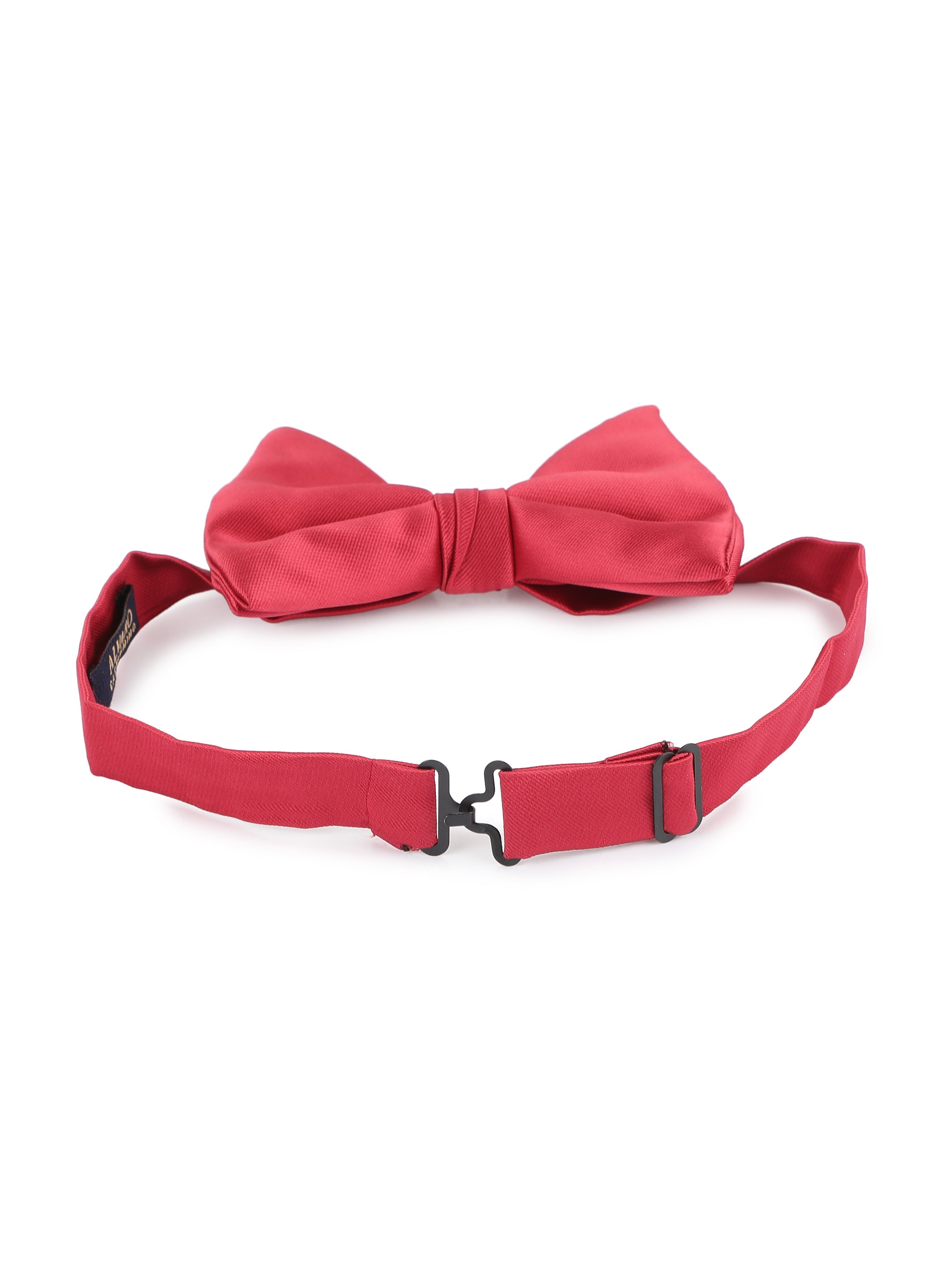 Alvaro Castagnino Men's Red Colored Butterfly Shaped Bow Tie