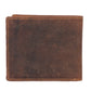 Alvaro Castagnino Men's Brown Color Virgo Printed Leather Wallet
