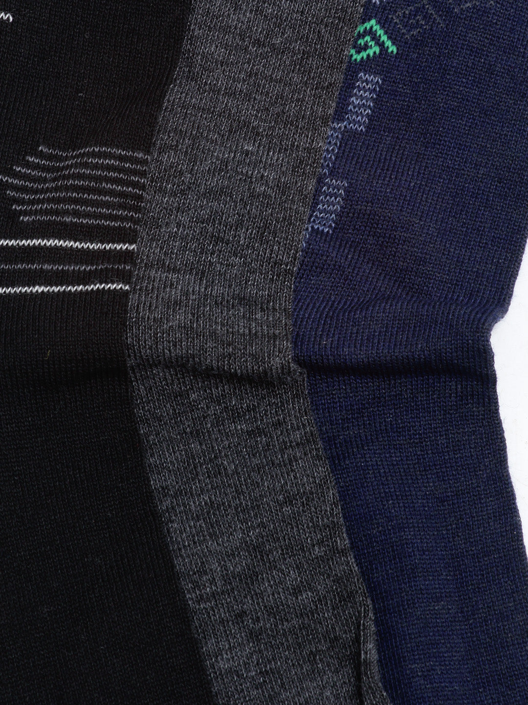 Alvaro Castagnino Men Pack of 3 Assorted Above Ankle-Length Socks