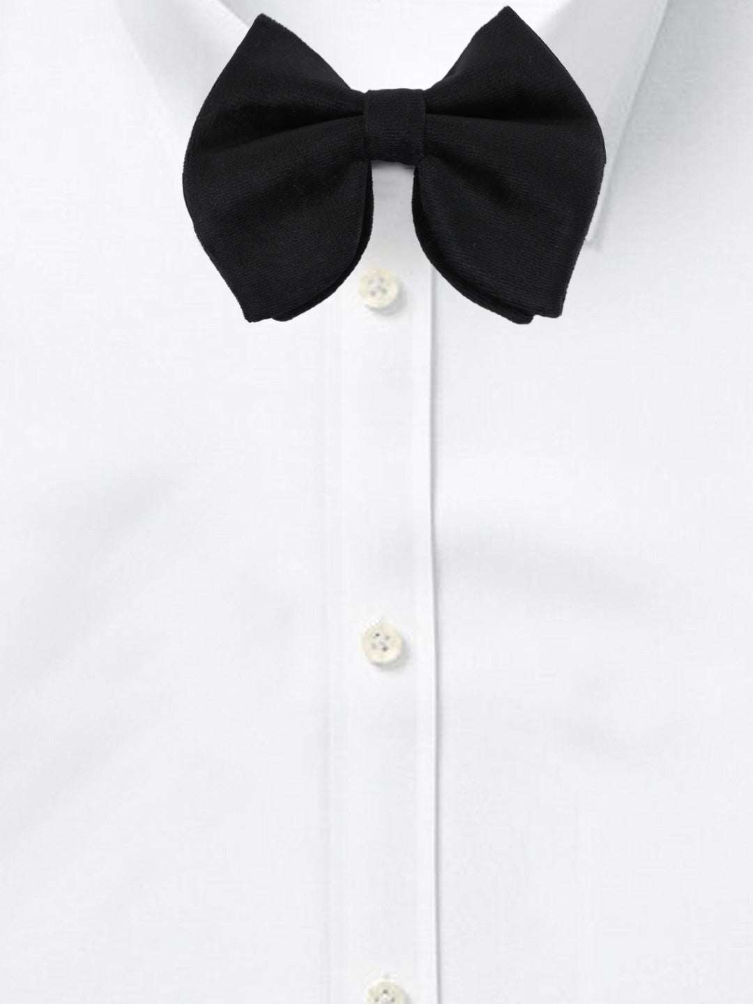 Alvaro Castagnino Men's Black Colored Butterfly Type Bow Tie