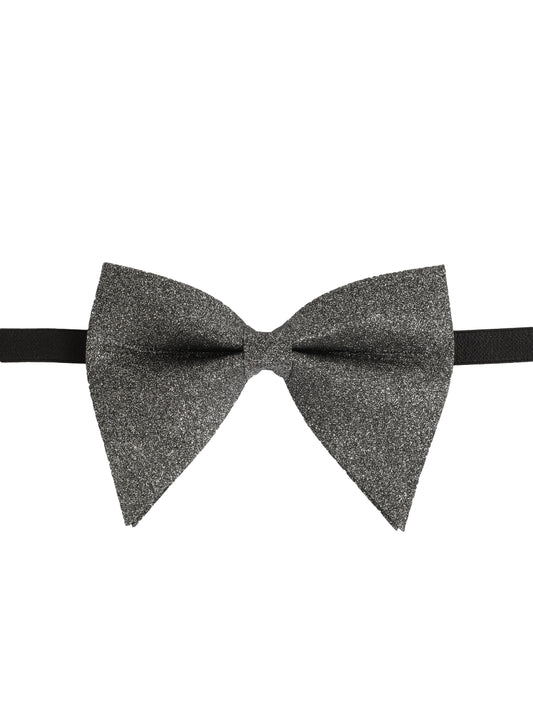Alvaro Castagnino Men's Grey Colored Glitter Type Bow Tie