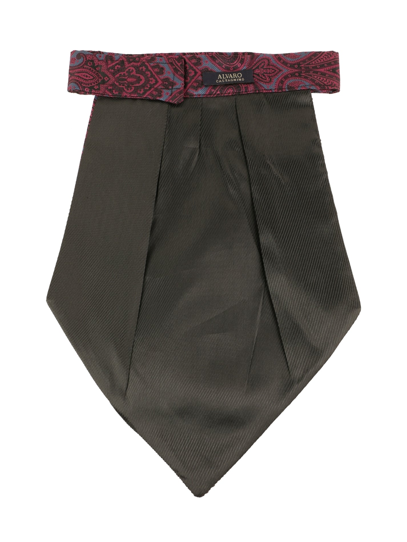 Alvaro Castagnino Men's Maroon::Blue Color Microfiber Cravat
