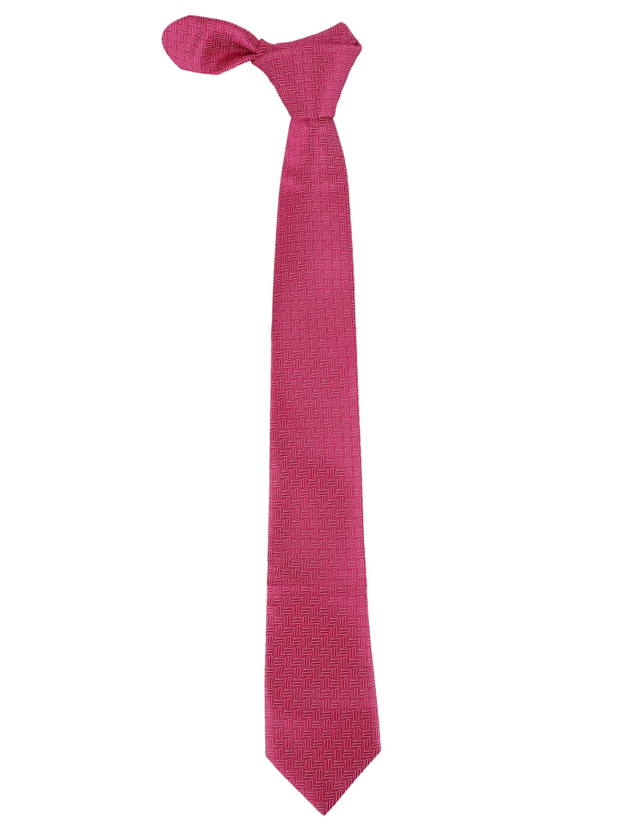 Pink Geometric Necktie