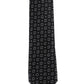 Alvaro Castagnino Microfiber Black & Grey Coloured Printed Necktie with same fabric box for Men
