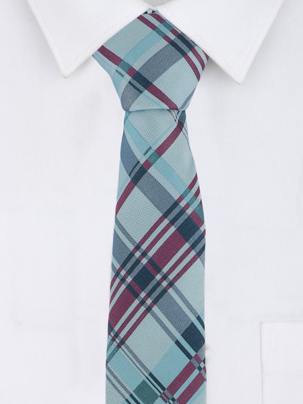 Alvaro Castagnino Microfiber Blue & Multi Coloured Printed Necktie with same fabric box for Men