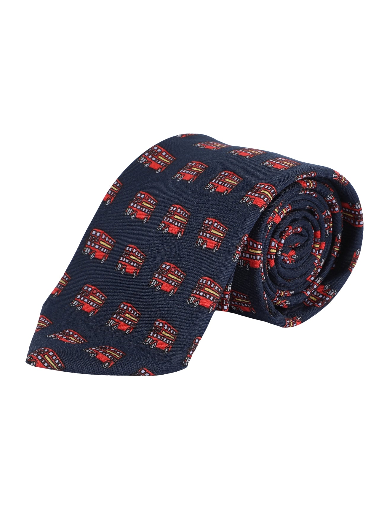 London Bus Print Necktie