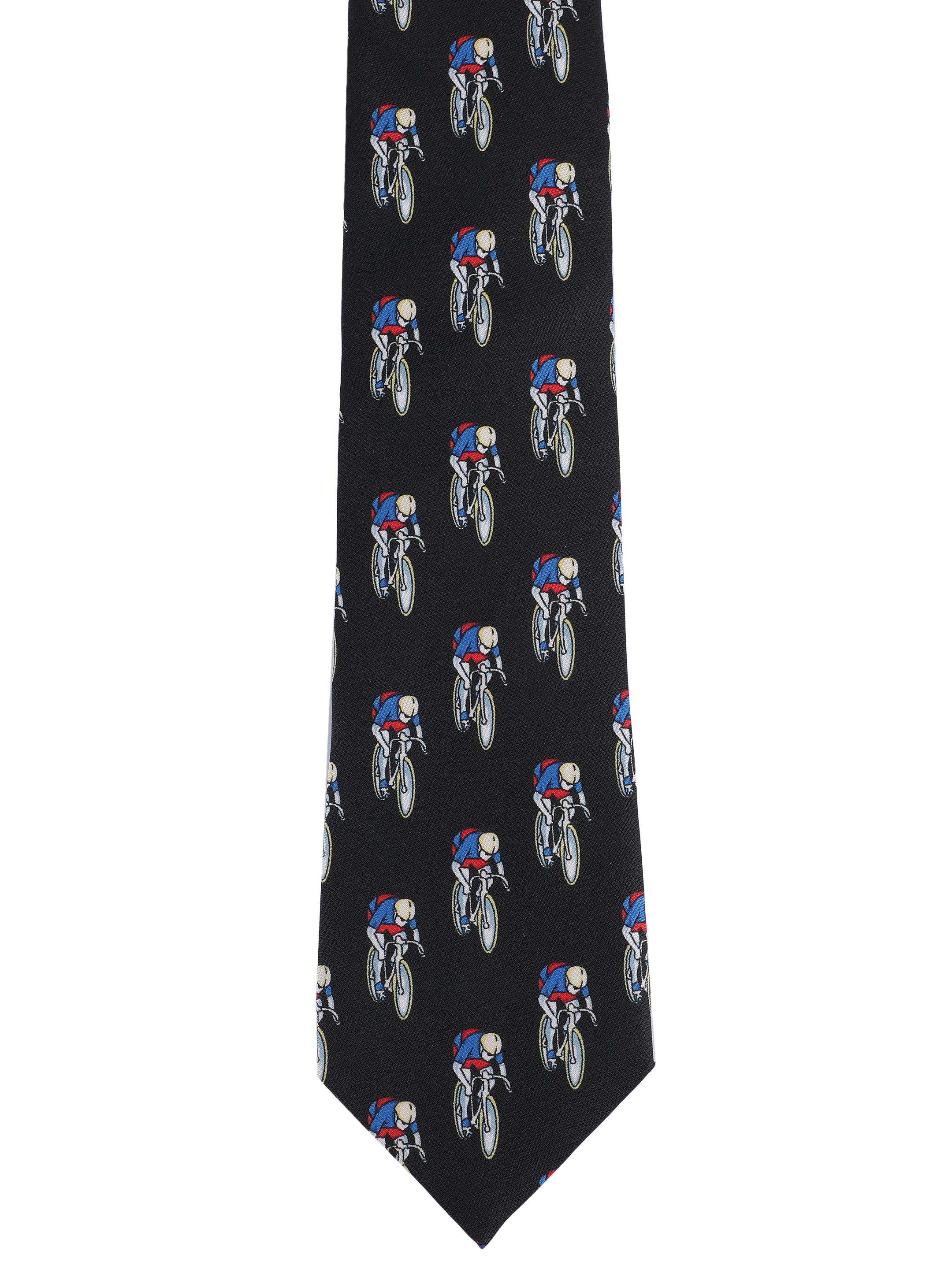 Bicycle Print Necktie