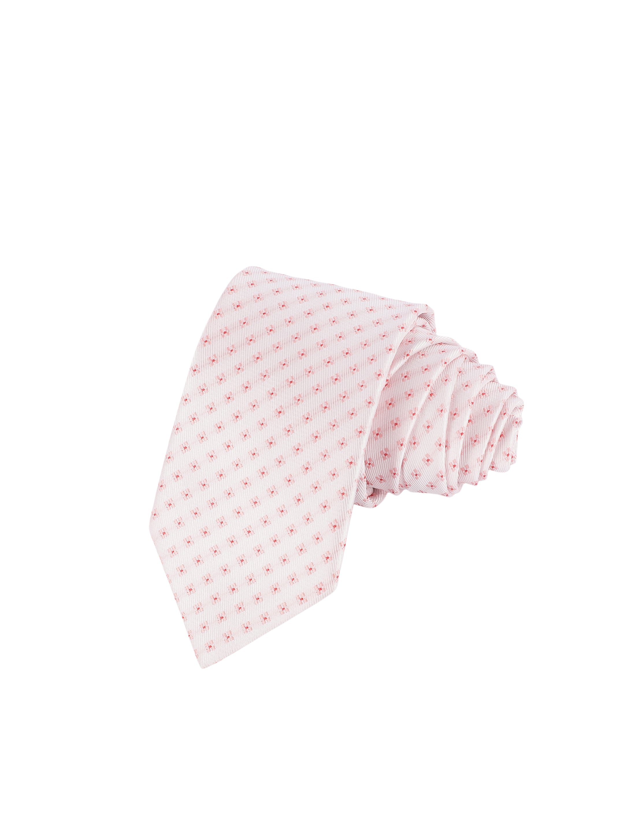 Peach Micro Motif Necktie