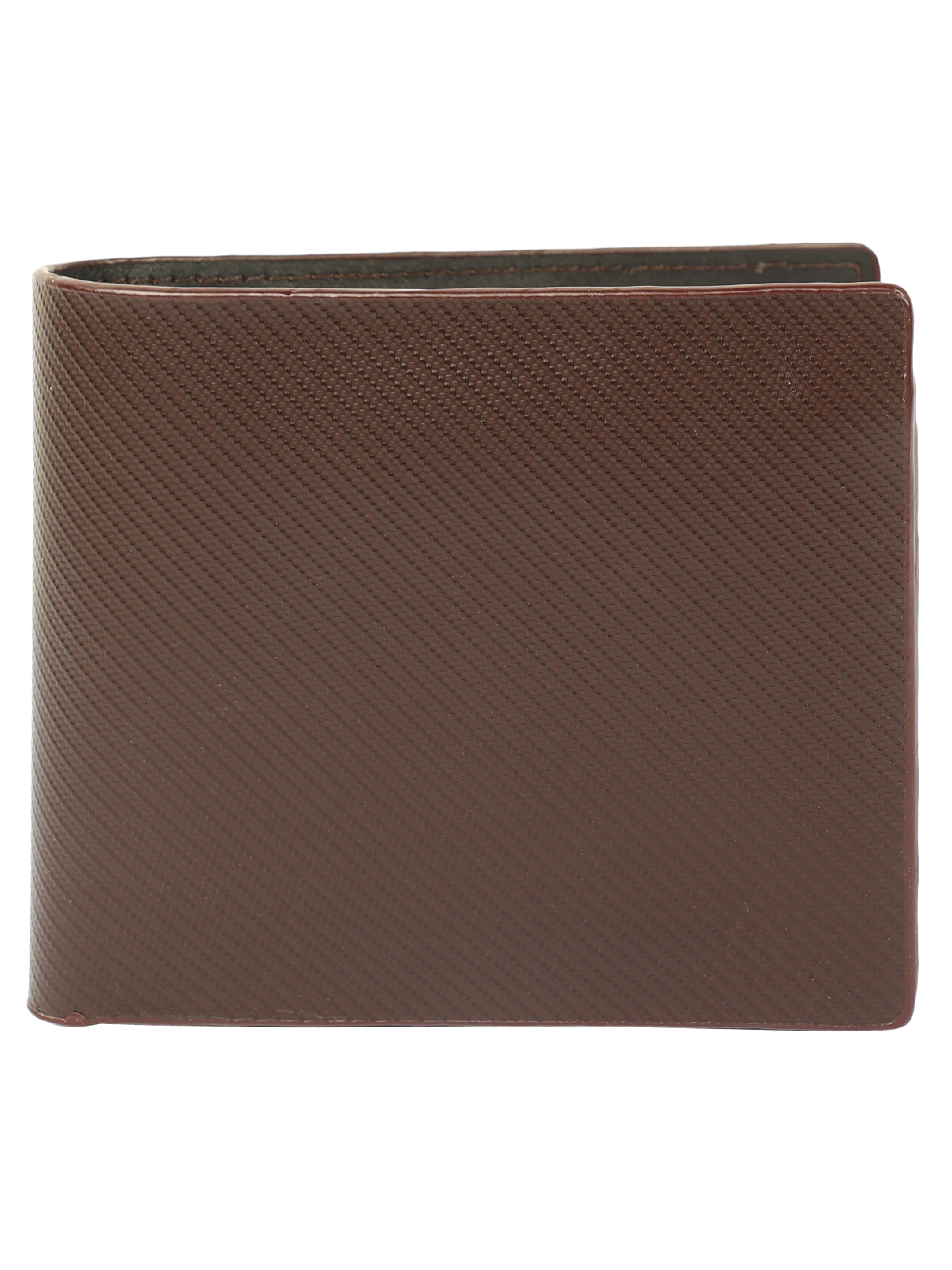 Brown Twill Grain Leather Wallet