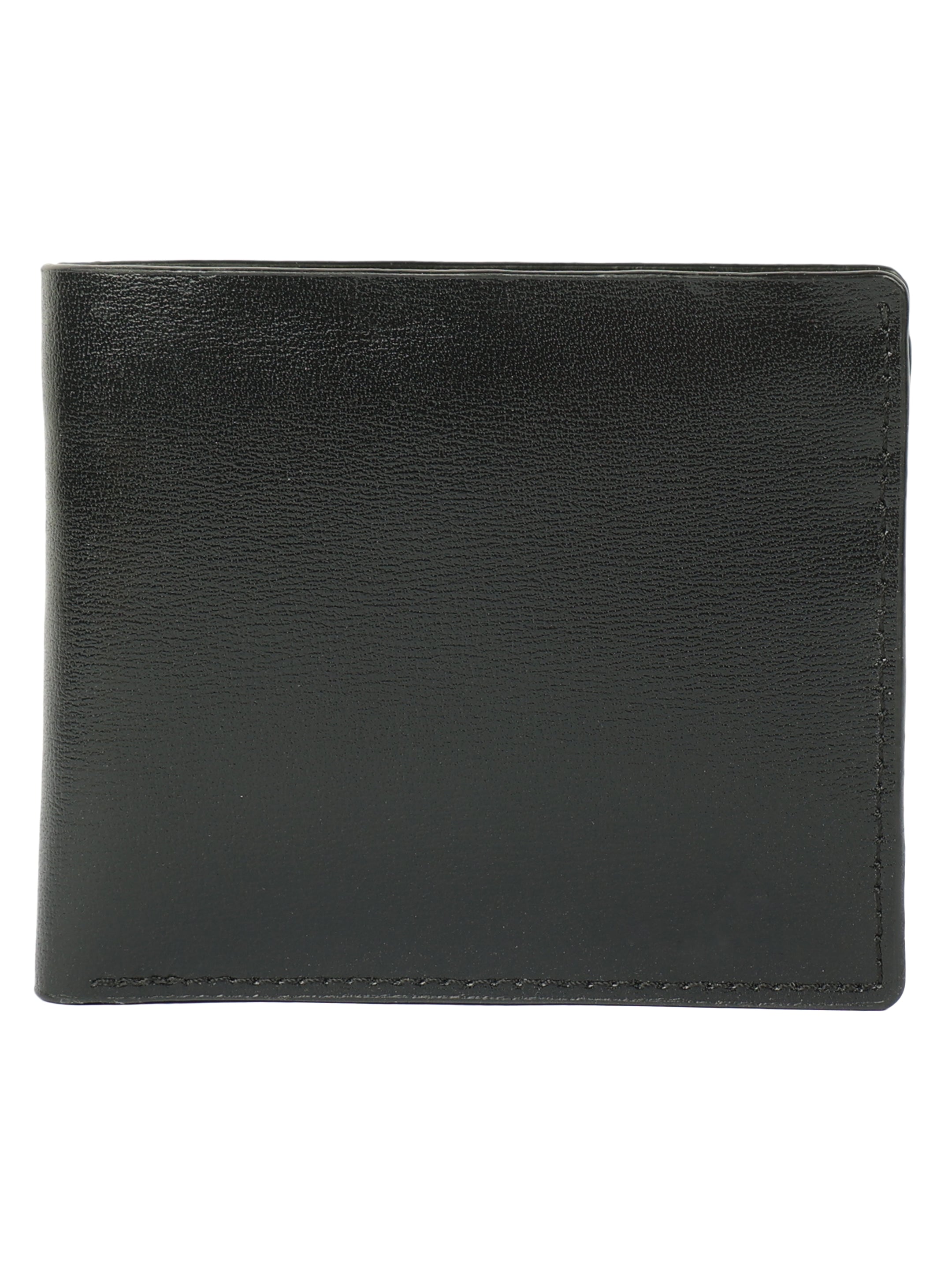 Black Natural Grain Leather Wallet