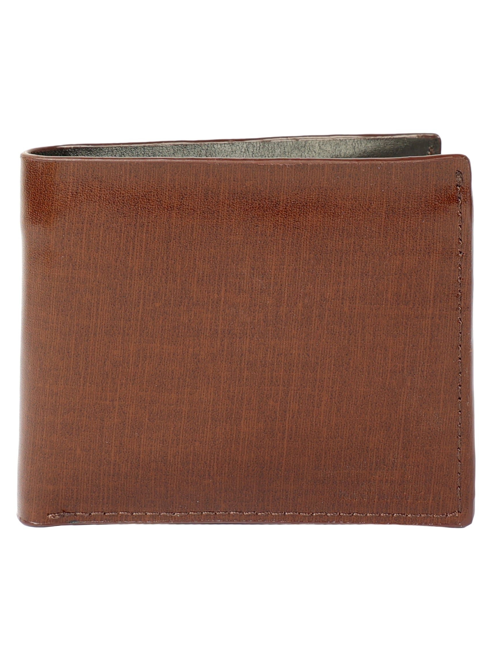 Brown Brushed Texture Leather Wallet