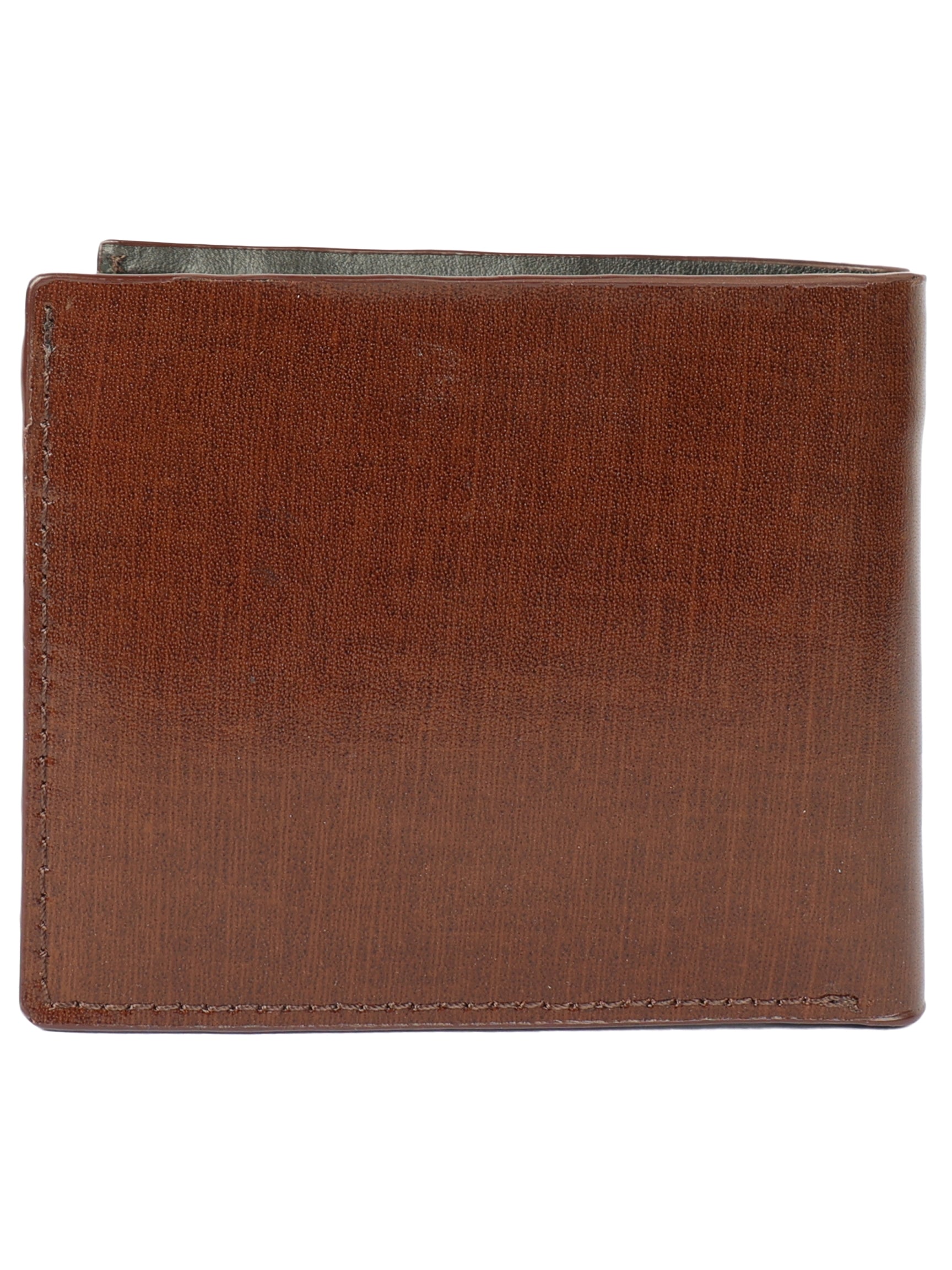Brown Brushed Texture Leather Wallet
