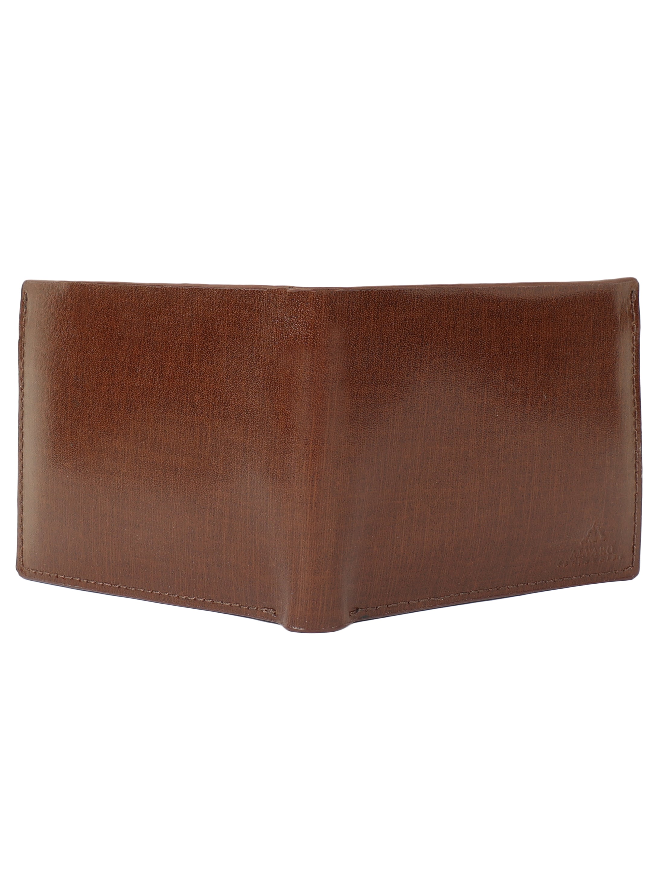 Brown Brushed Texture Leather Wallet
