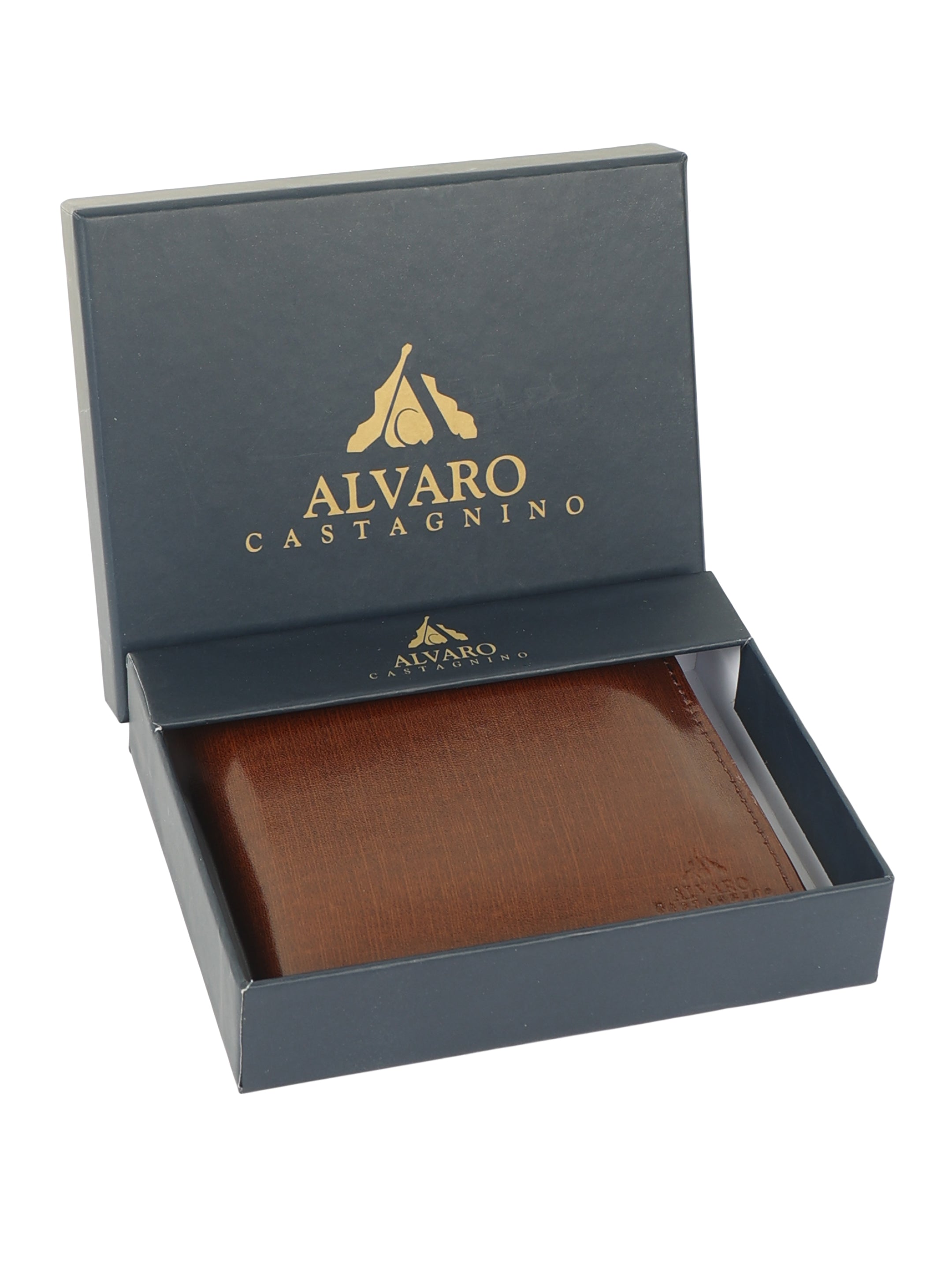 Brown Brushed Texture Leather Wallet