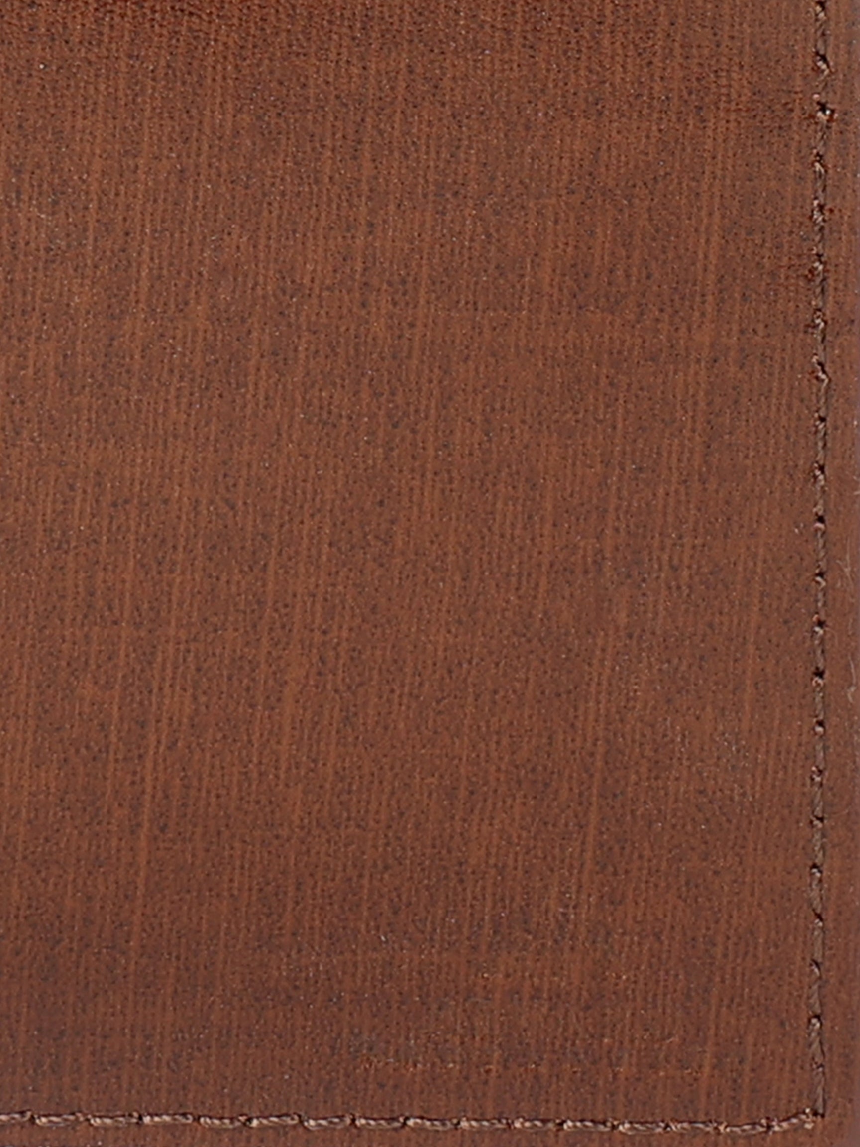 Brown Brushed Texture Leather Wallet