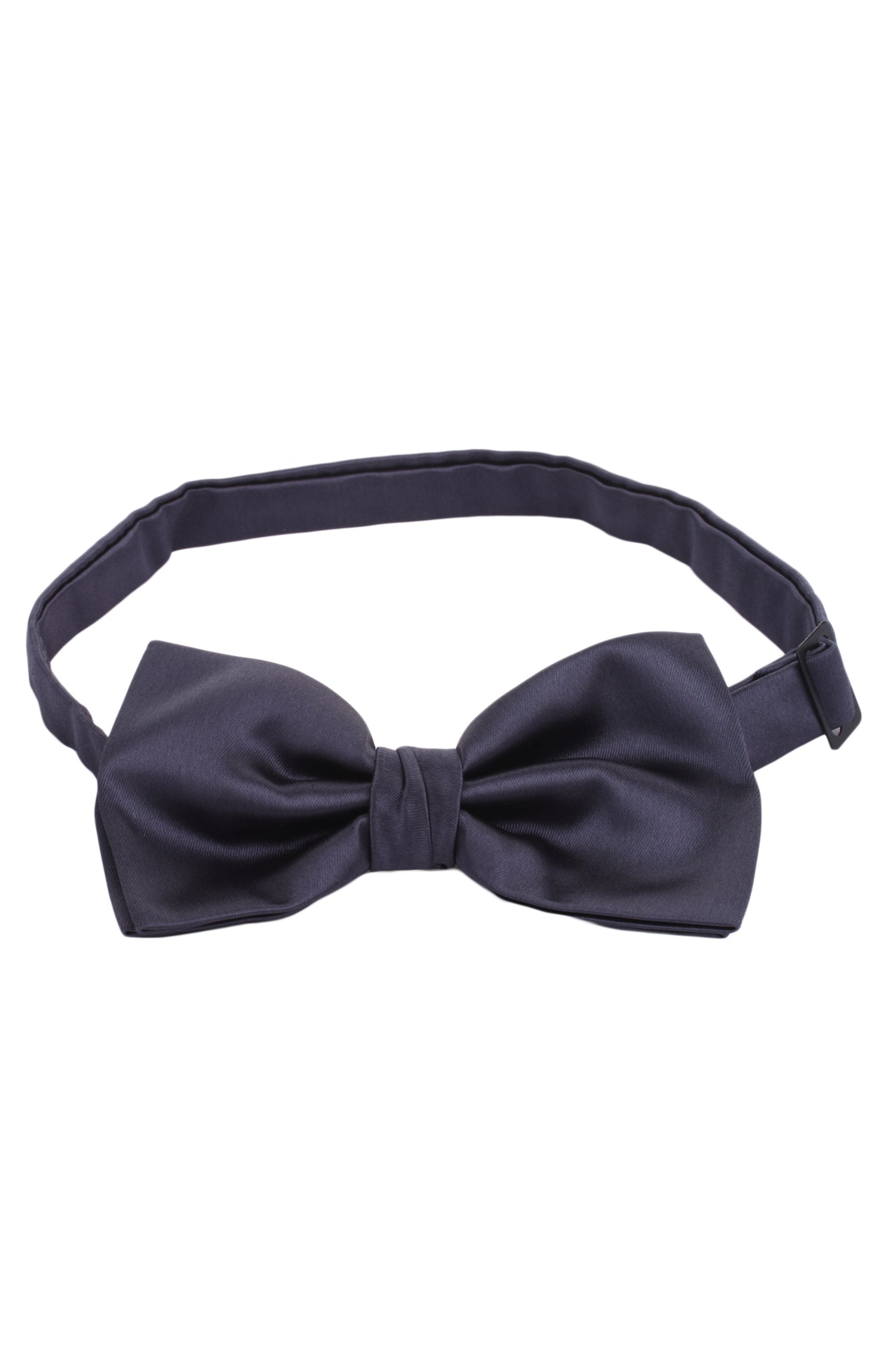 Alvaro Castagnino Men's Royal Navy Blue Colored Microfiber Bow Tie