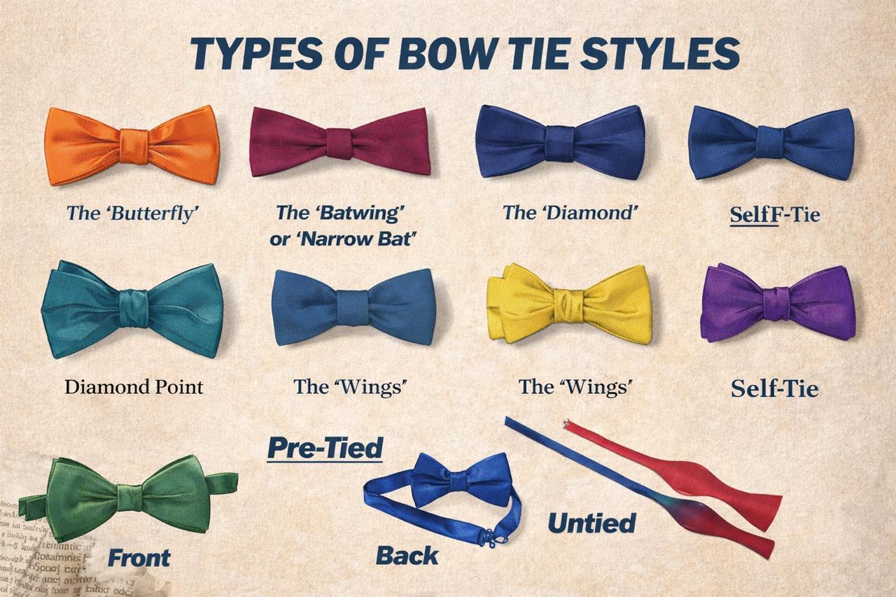 Types Of Bow Ties Explained