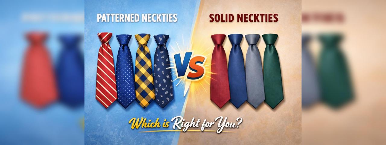 Patterned Neckties vs Solid Neckties: Styling Tips