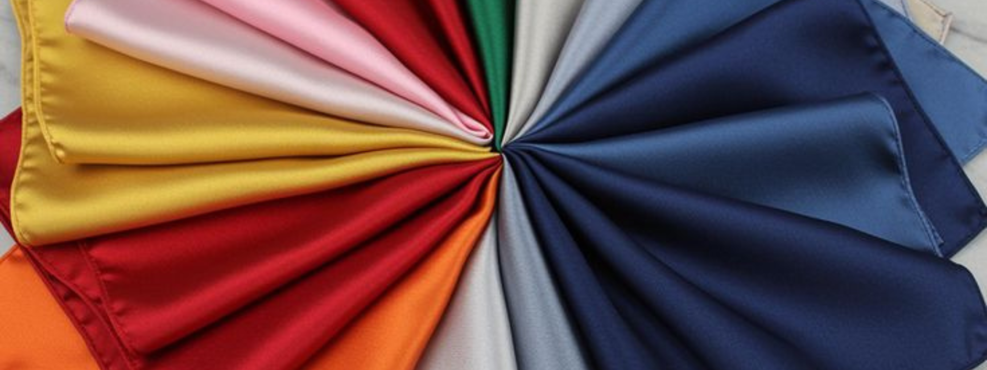 solid silk pocket squares