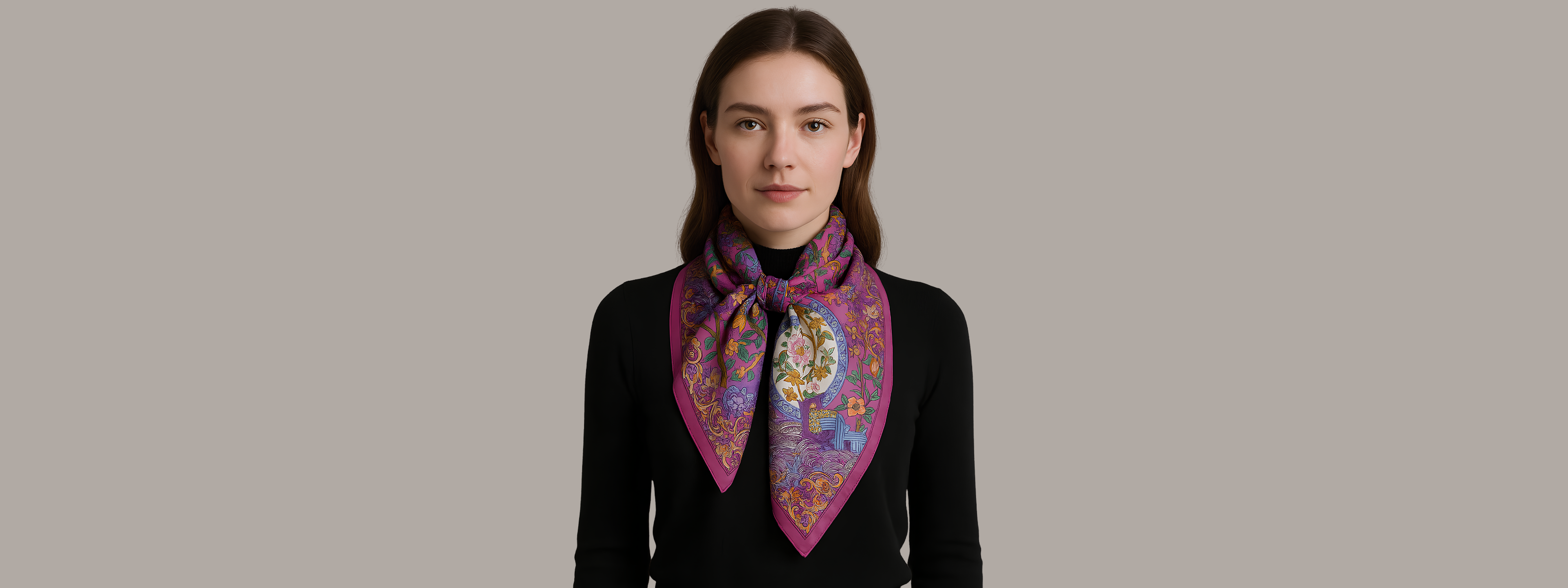 women printed stole