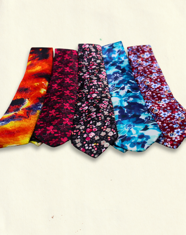 Printed Micro Neckties