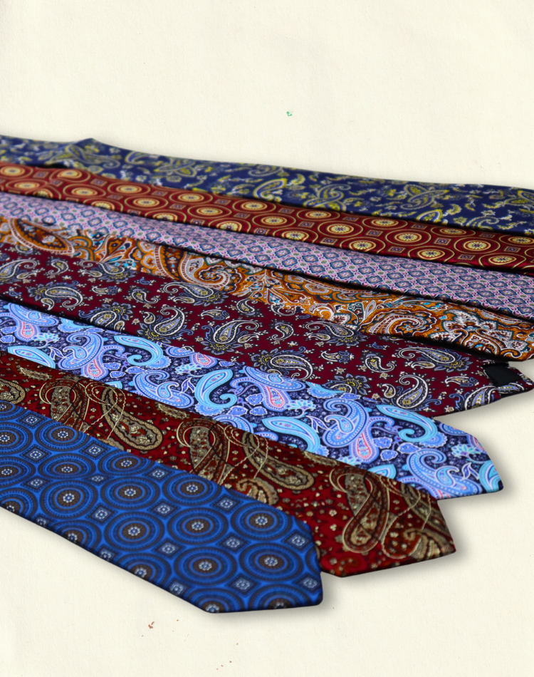 Printed Silk Neckties