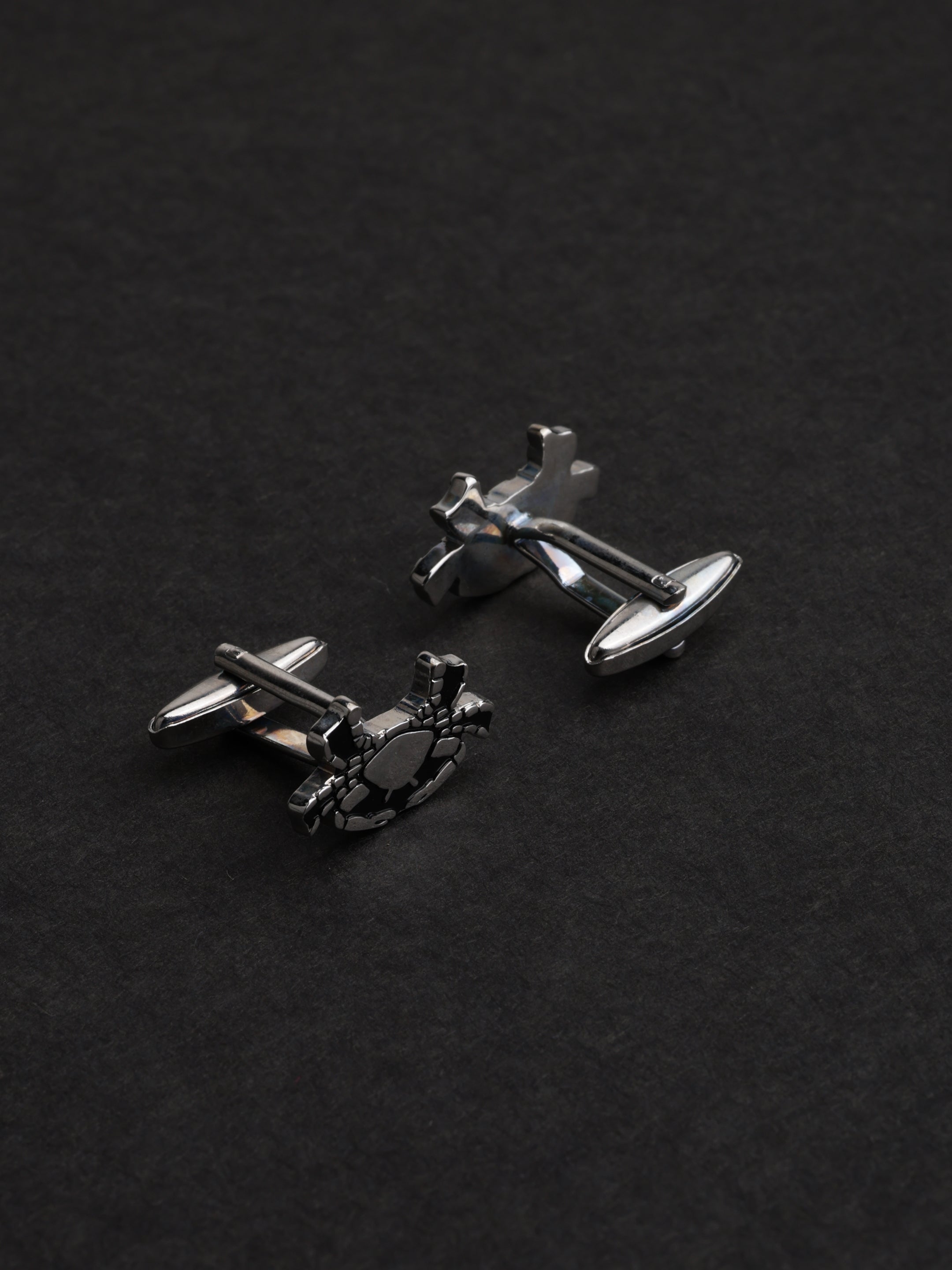 Black Crab Design Cufflinks