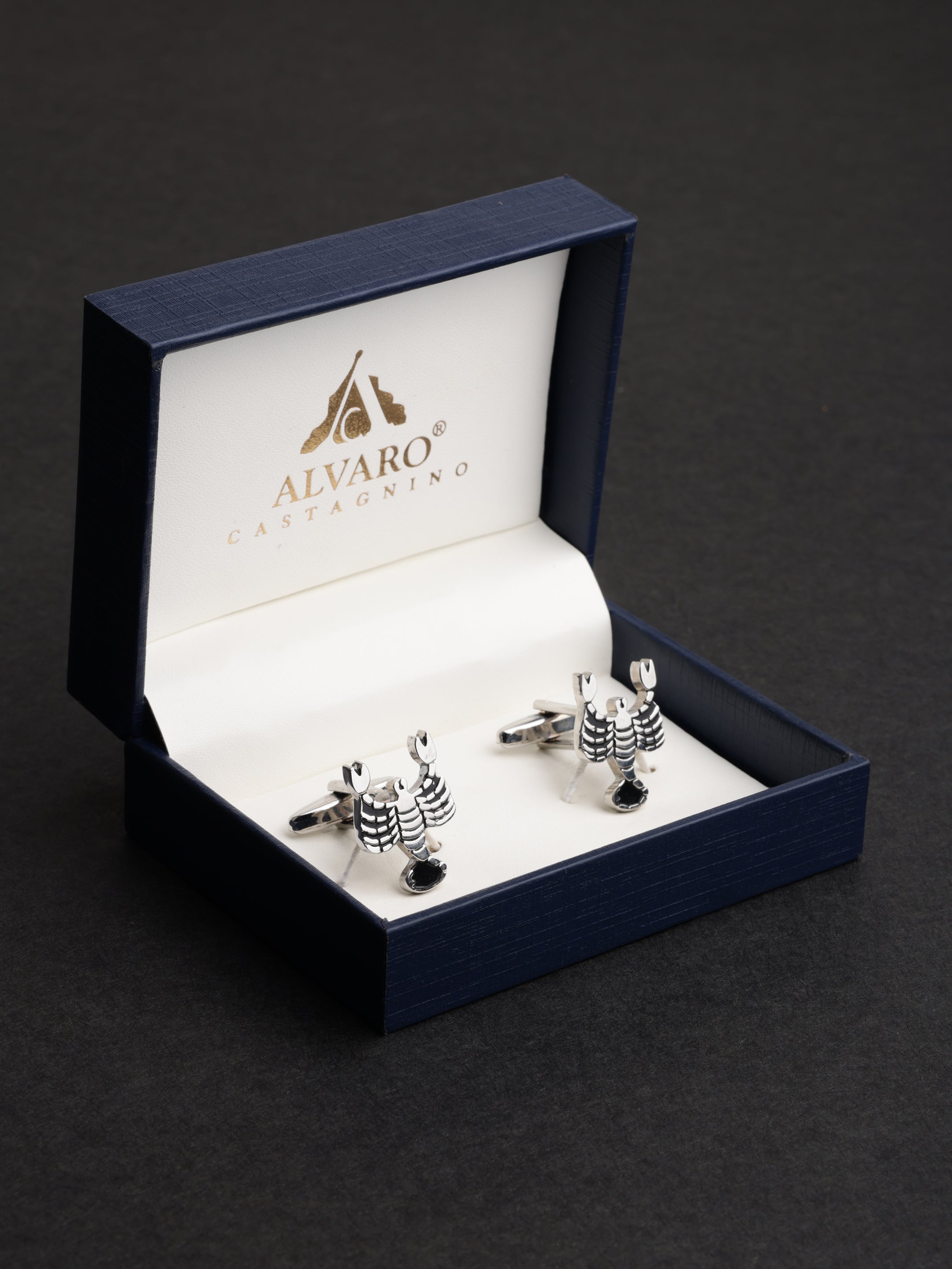 Silver Lobster Design Cufflinks