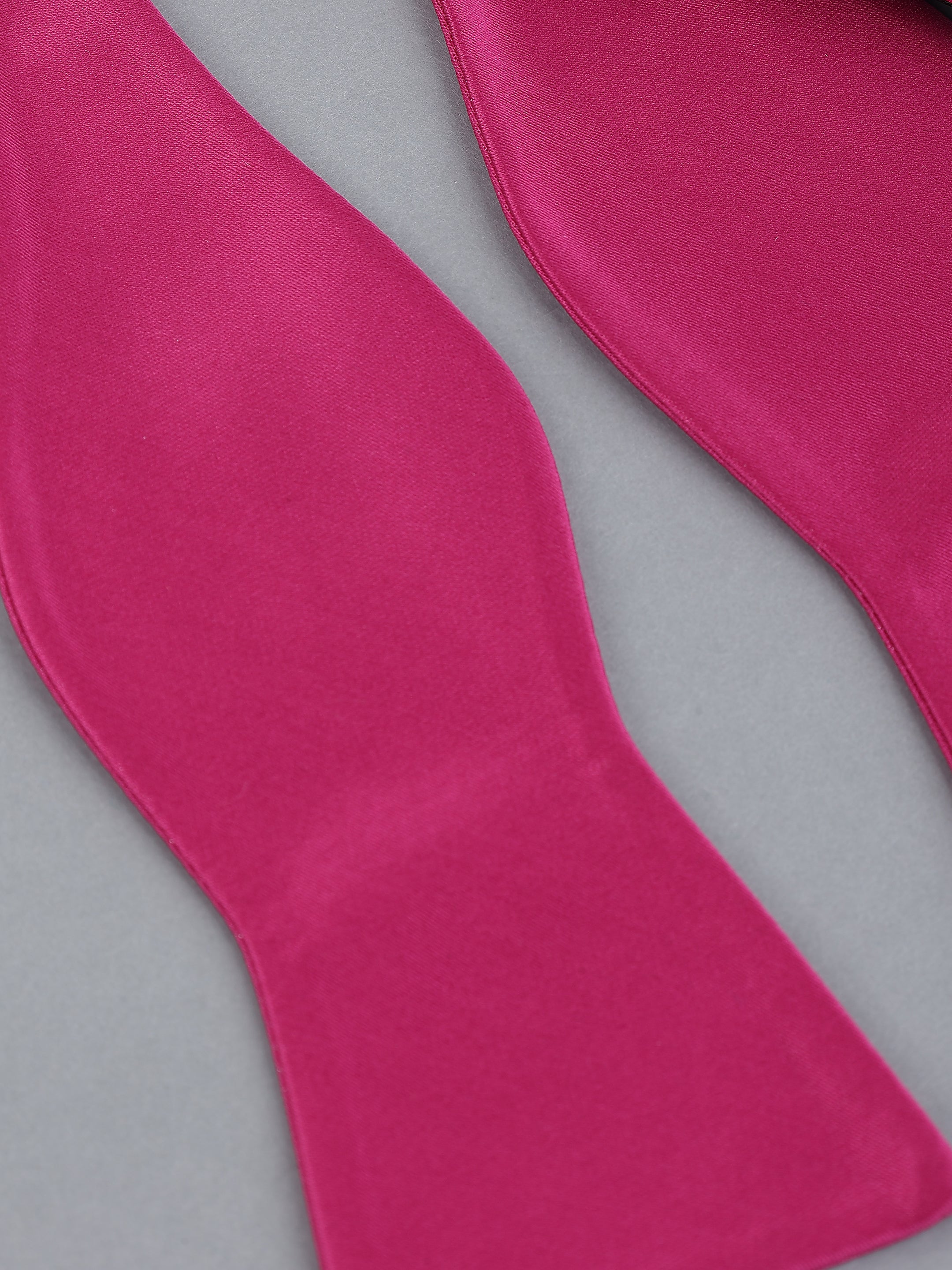 Pink Self-Tie Bow Tie