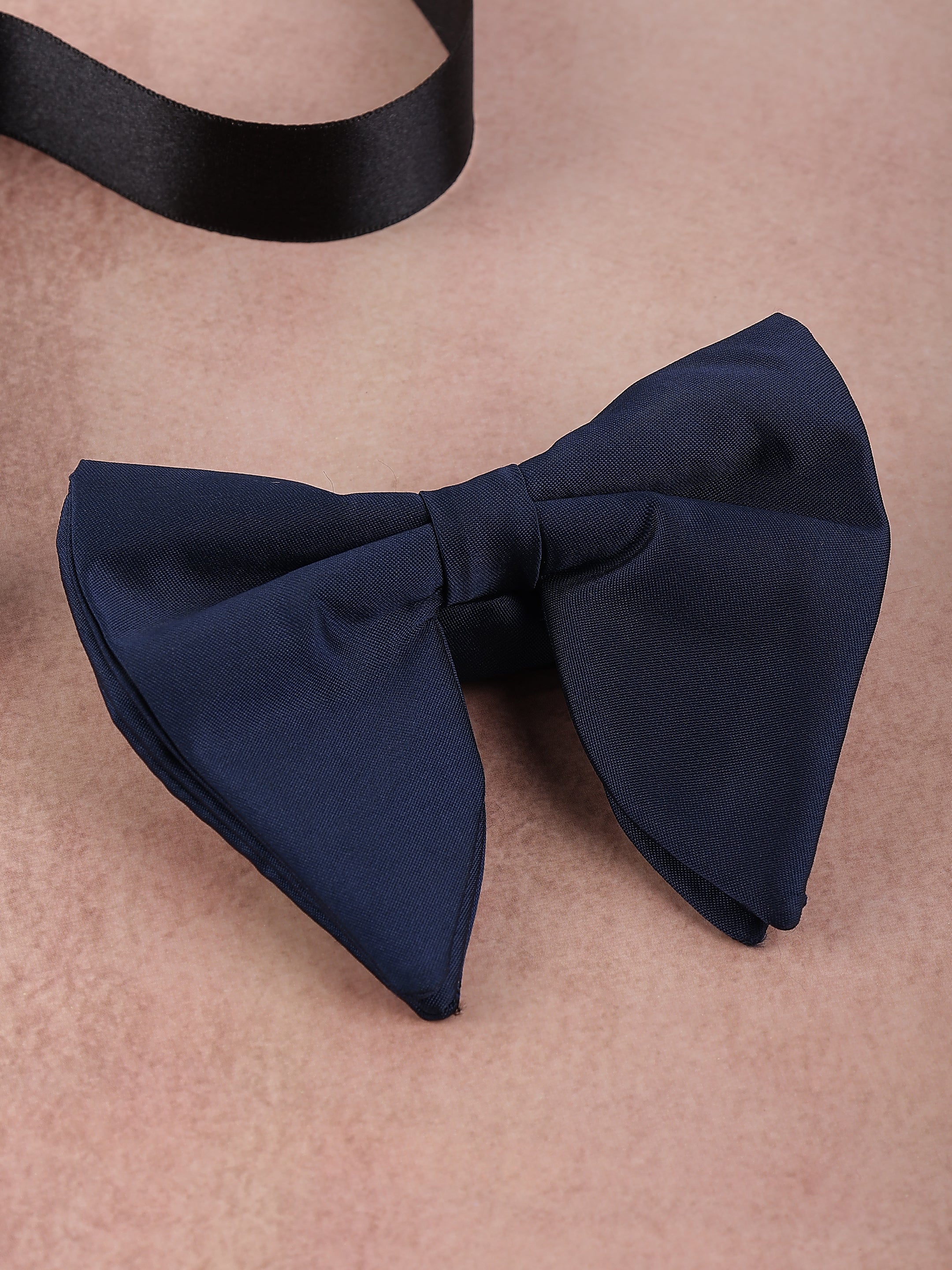 Classic Navy Butterfly Bow Tie