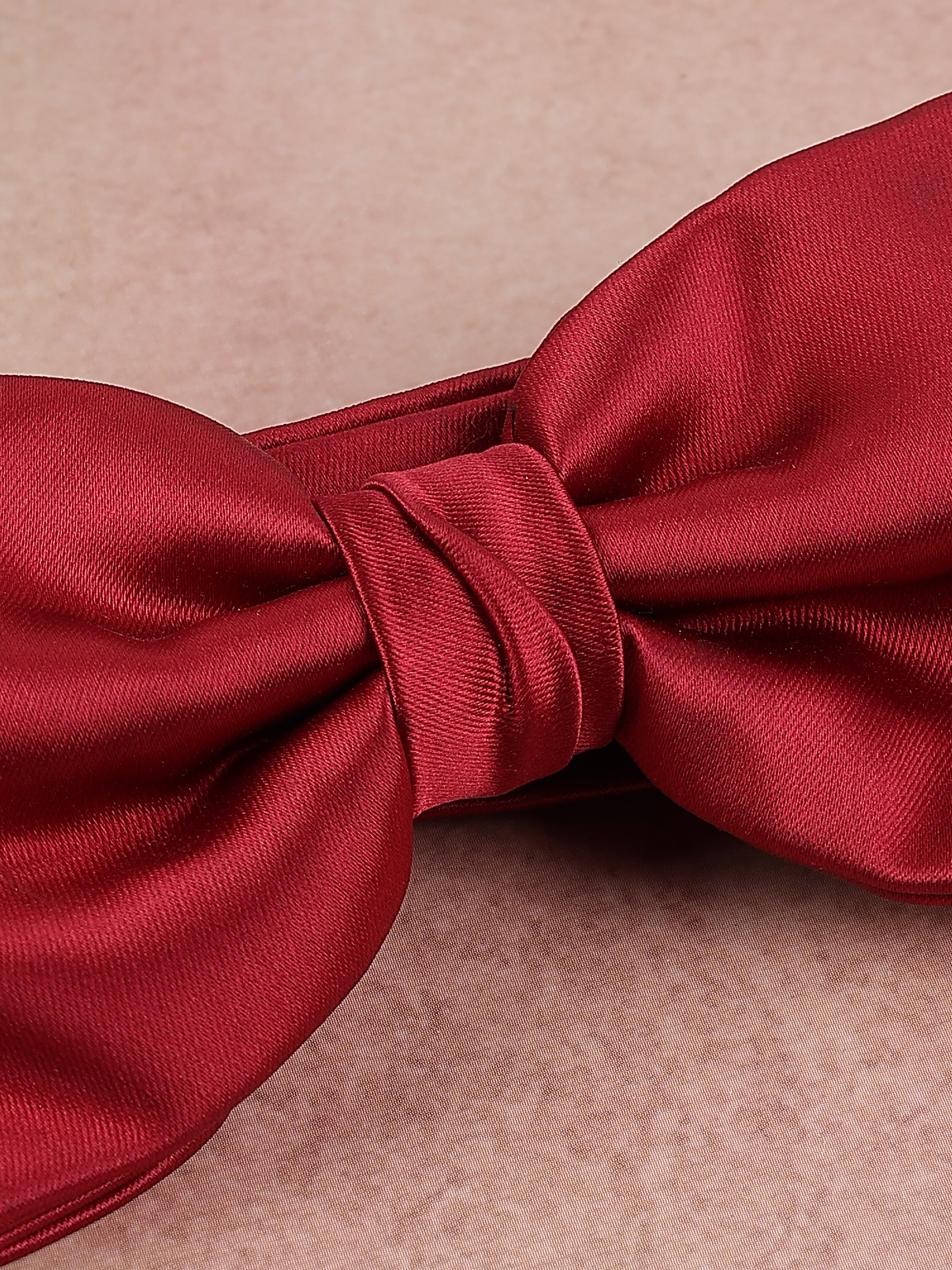Maroon Bow Tie
