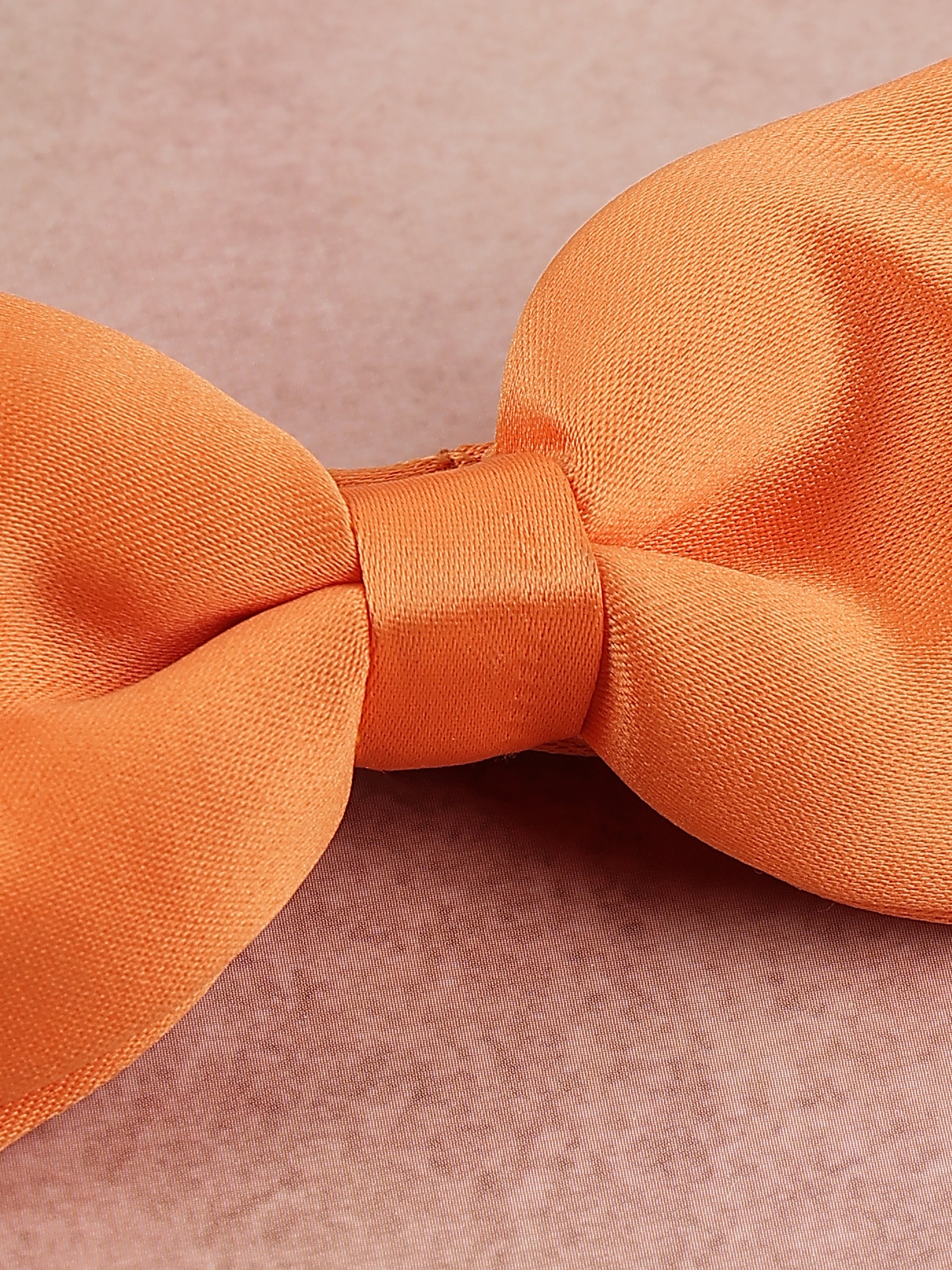 Orange Bow Tie