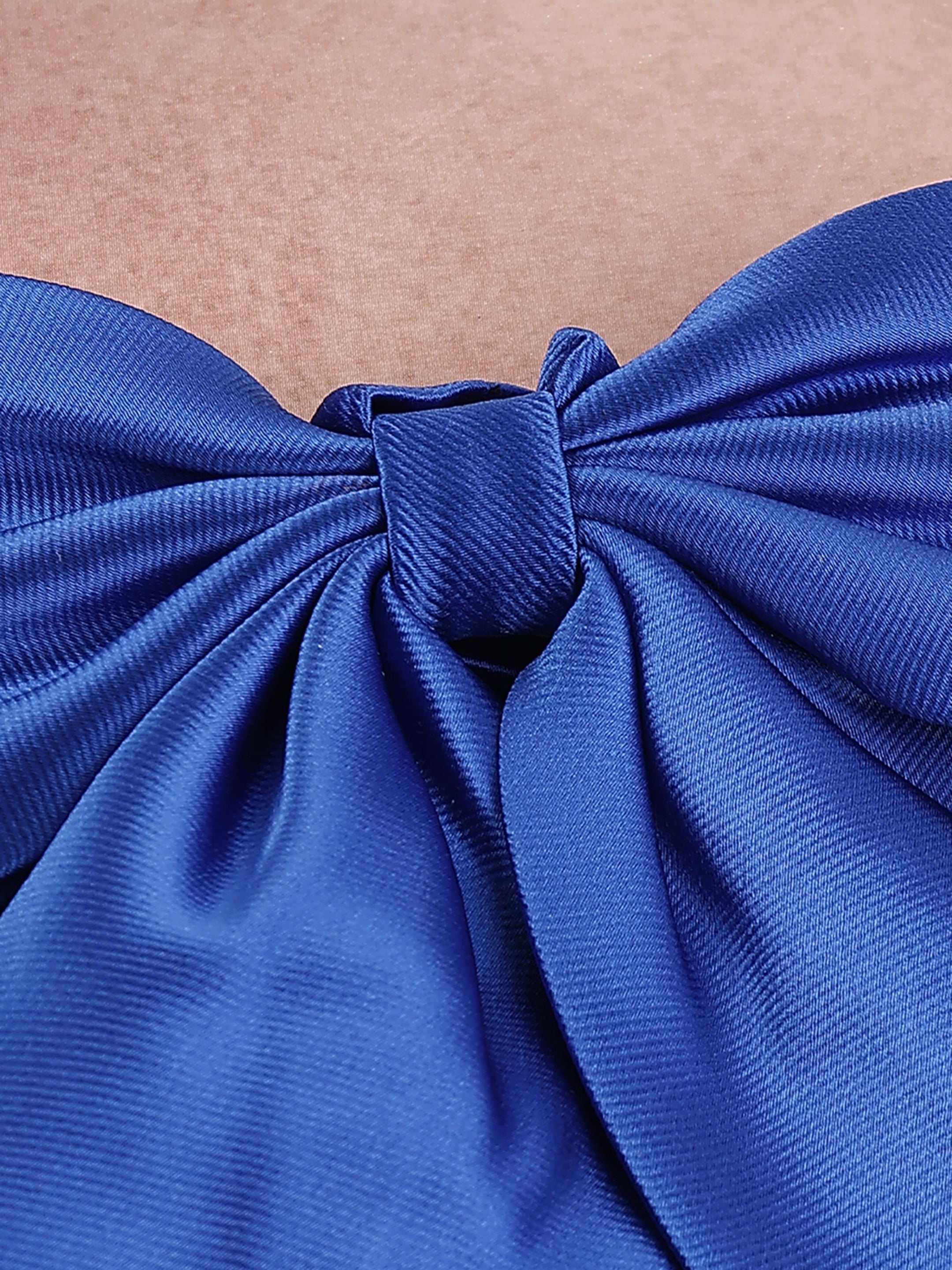 Oversized Royal Blue Butterfly Bow Tie