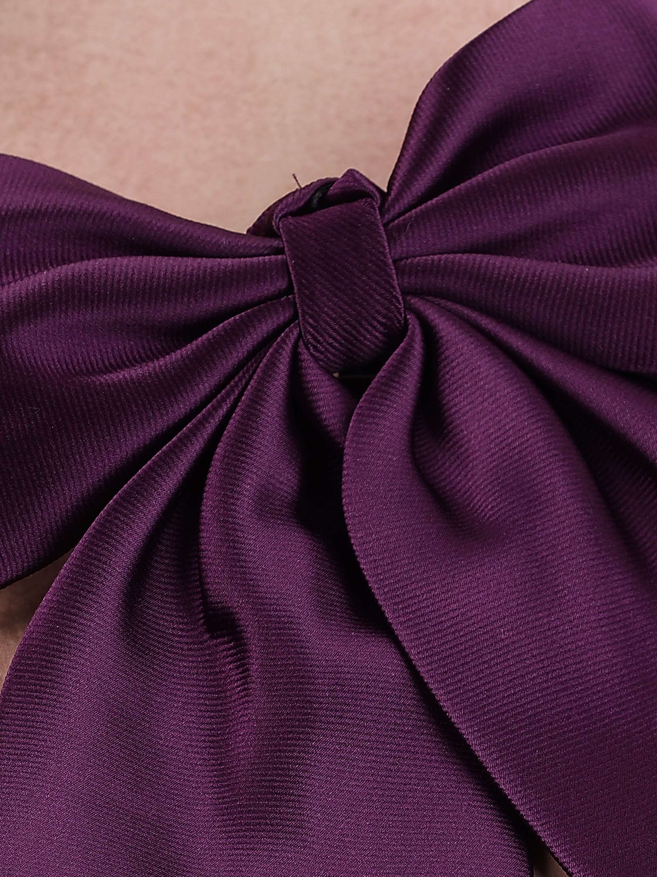 Plum Bow Tie