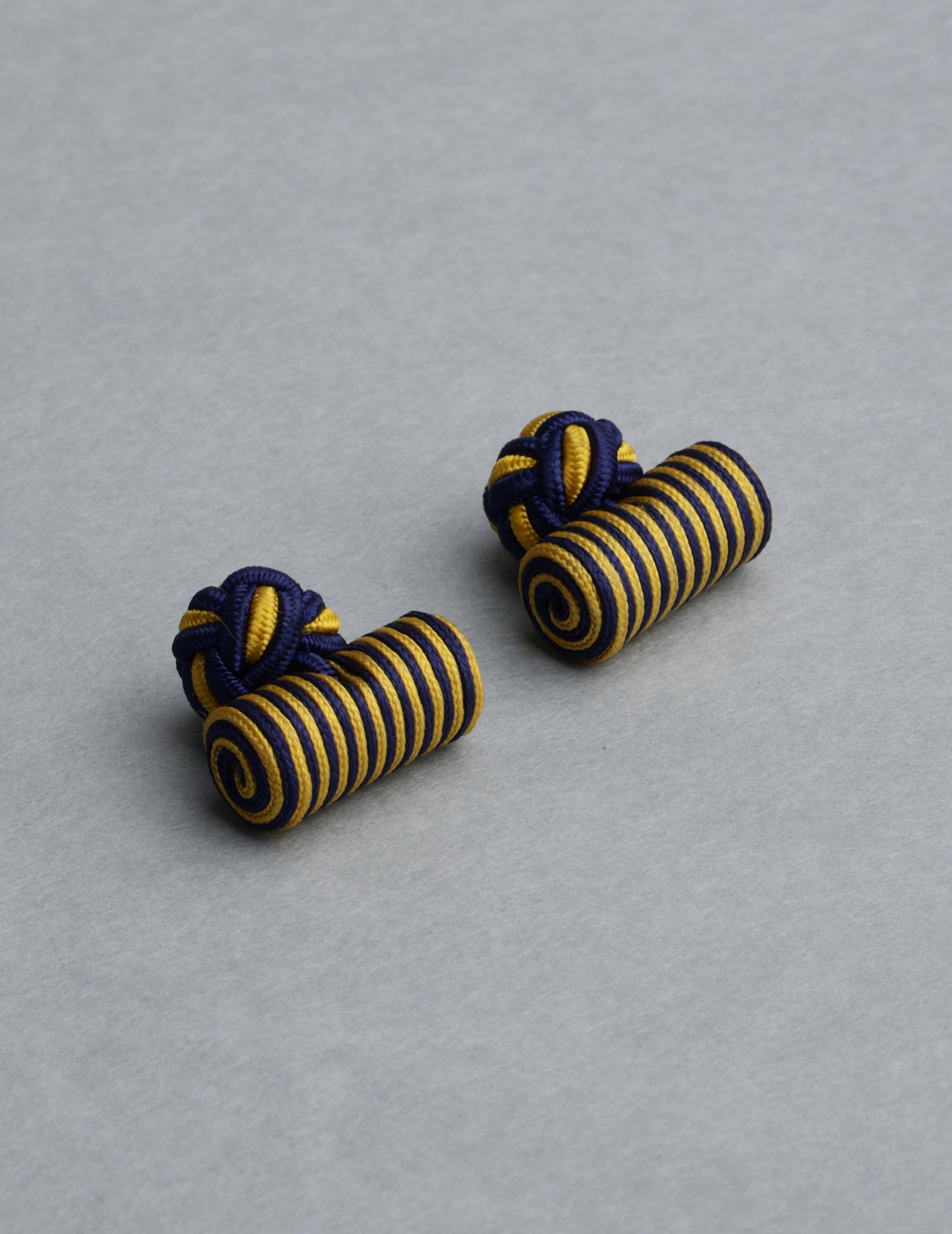 Silk Knot Barrel Cufflinks