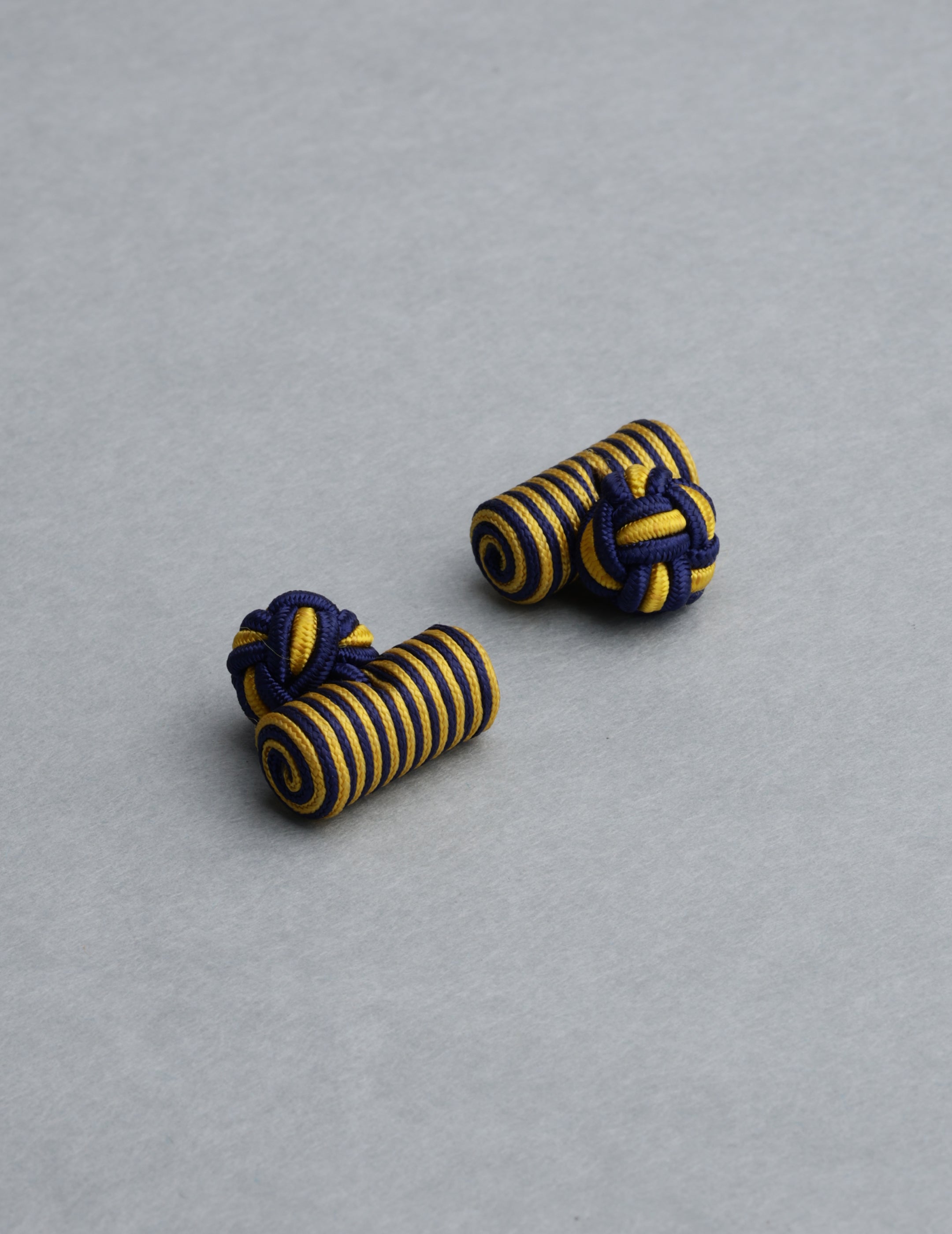 Silk Knot Barrel Cufflinks