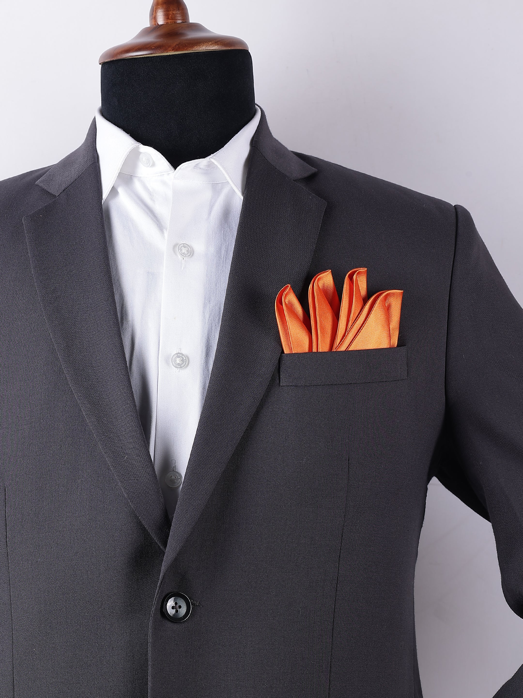 Orange Pre-Folded Pocket Square