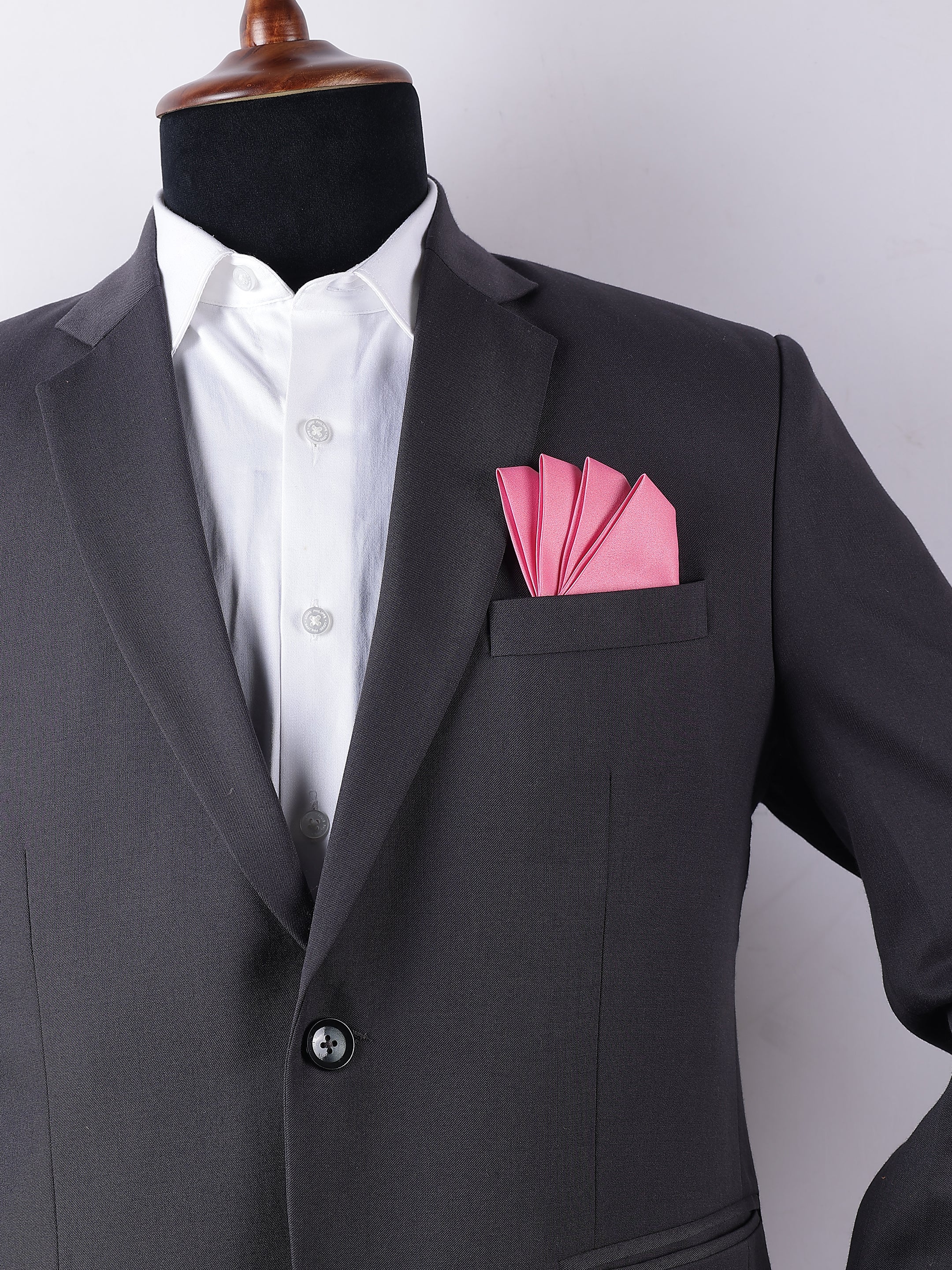 Soft Pink Pre-Folded Pocket Square