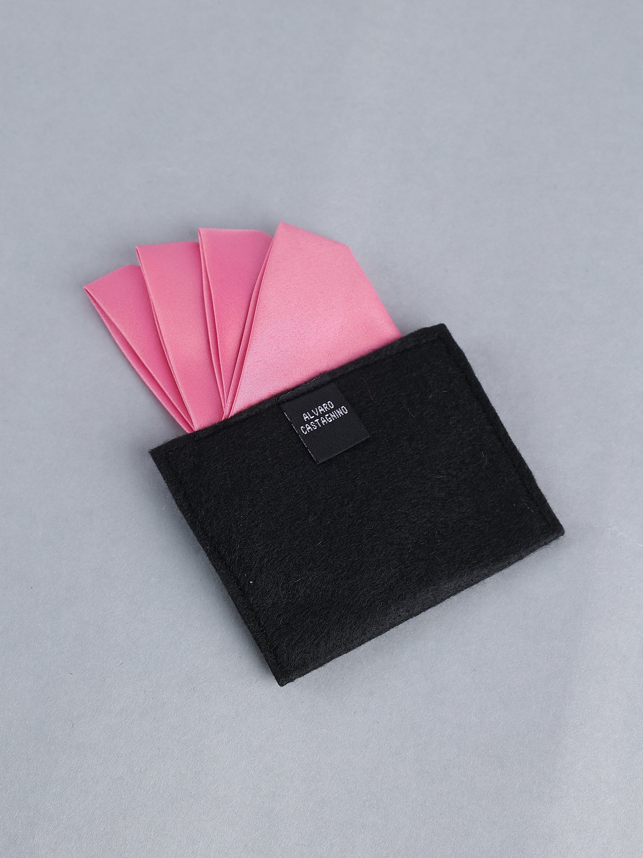 Soft Pink Pre-Folded Pocket Square