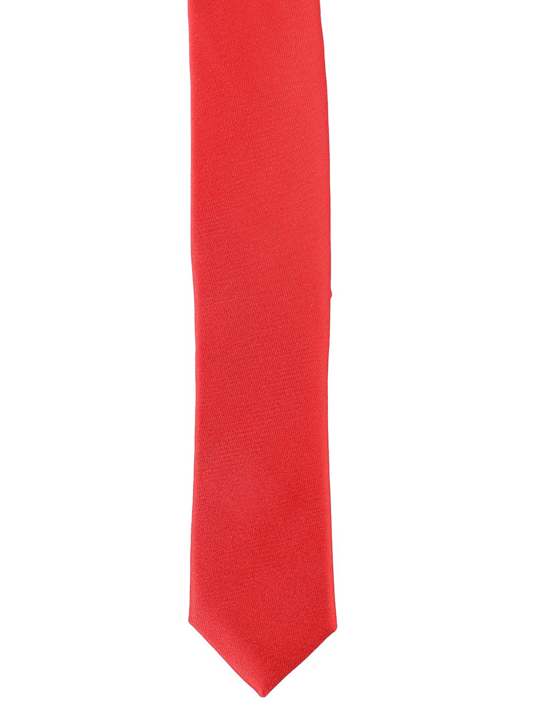 red premium silk necktie