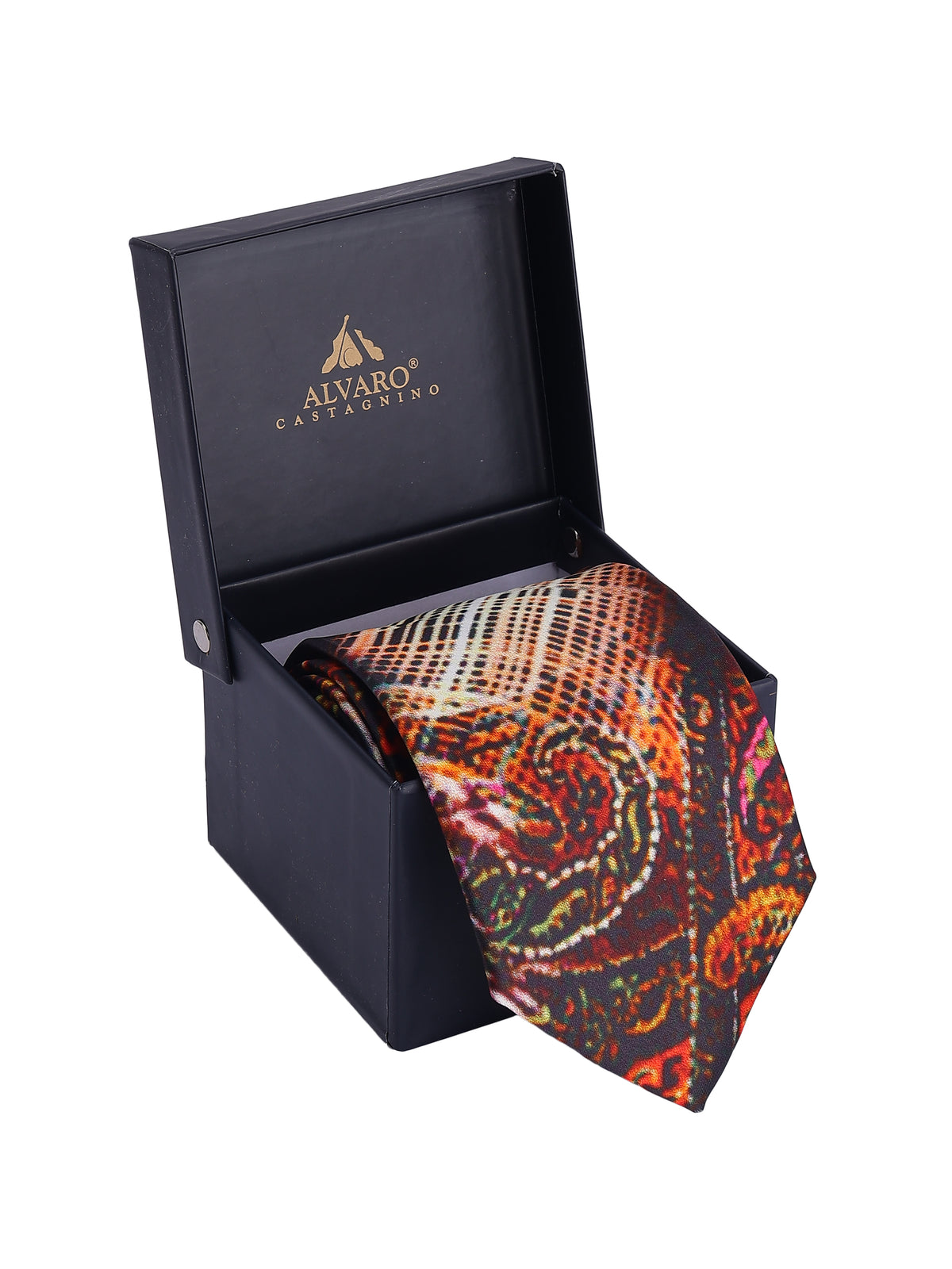 Multicolor Paisley Printed Necktie