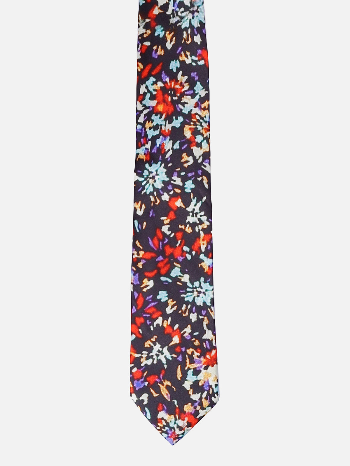 Multicolor Abstract Mosaic Printed Necktie