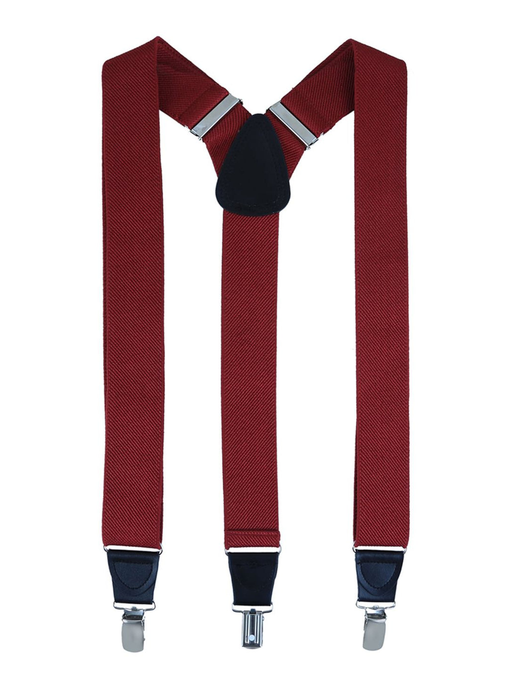 Alvaro Castagnino Men Maroon Solid Suspenders