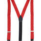 Alvaro Castagnino Men Red & Black Solid Suspenders