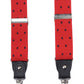 Alvaro Castagnino Men Red & Black Solid Suspenders