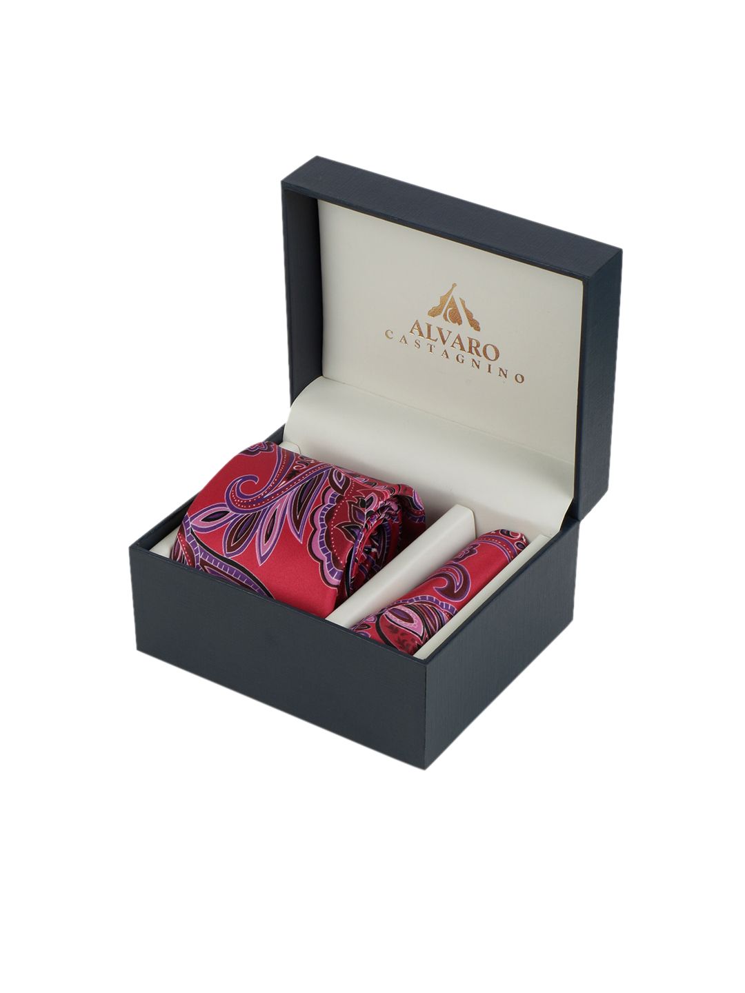 Alvaro Castagnino Men Red& Blue Accessory Gift Set