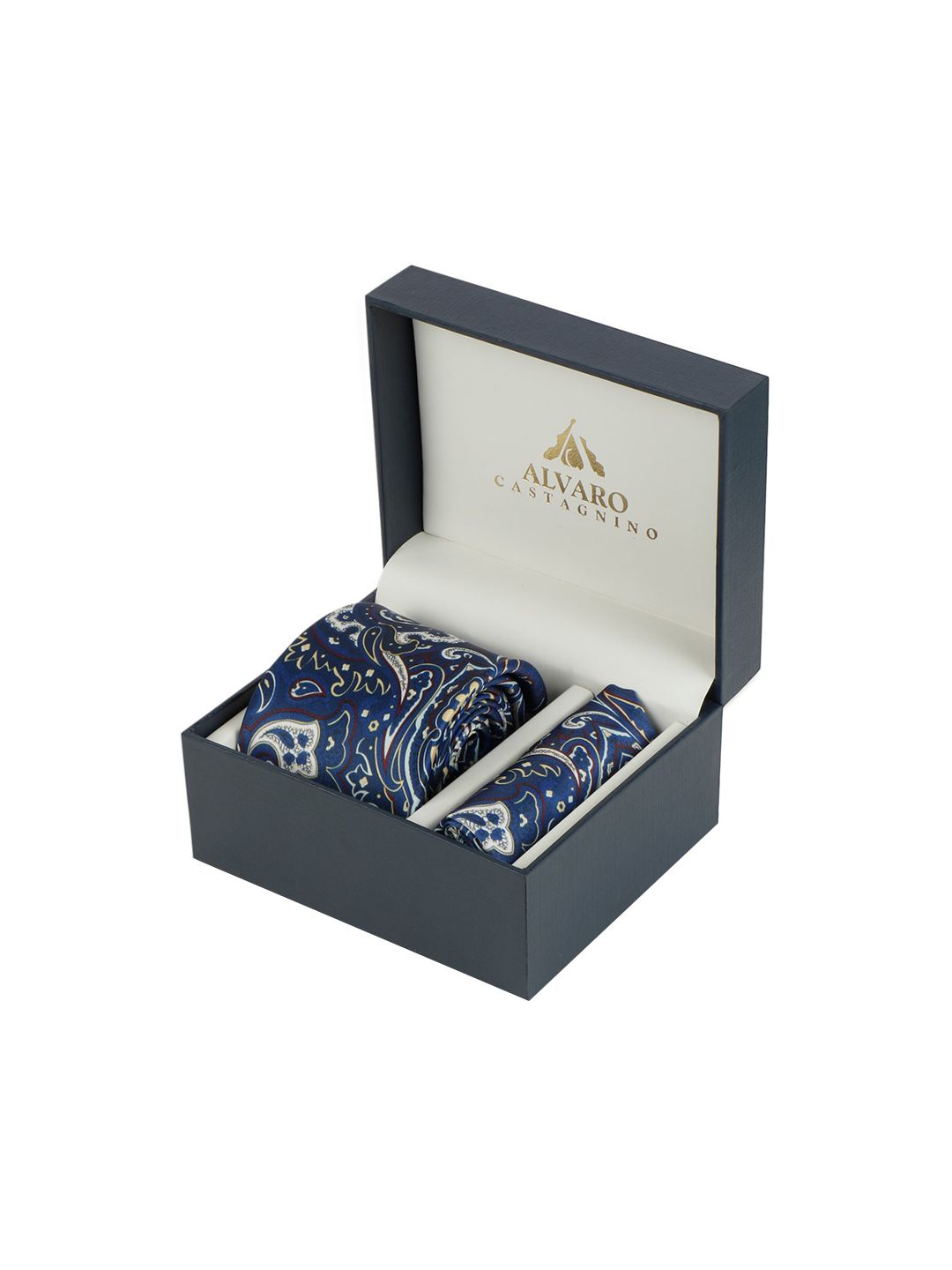 Alvaro Castagnino Men Blue Accessory Gift Set