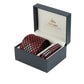 Alvaro Castagnino Men Maroon & Black Accessory Gift Set