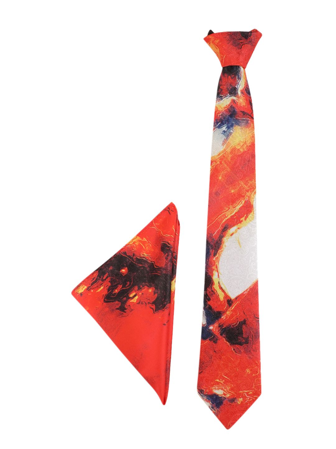 Alvaro Castagnino Men Orange & Black Accessory Gift Set